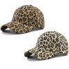 New Leopard Print Washed Cotton Baseball Caps For Women Fashion Casual Hip Hop Hat Adjustable Snapback Outdoor Sport Sun Hats
