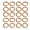 30Pcs Wooden Ring Beech Wood Craft Wood Ring Accessory Set Kit for DIY Home Decoration 7cm  2.76in