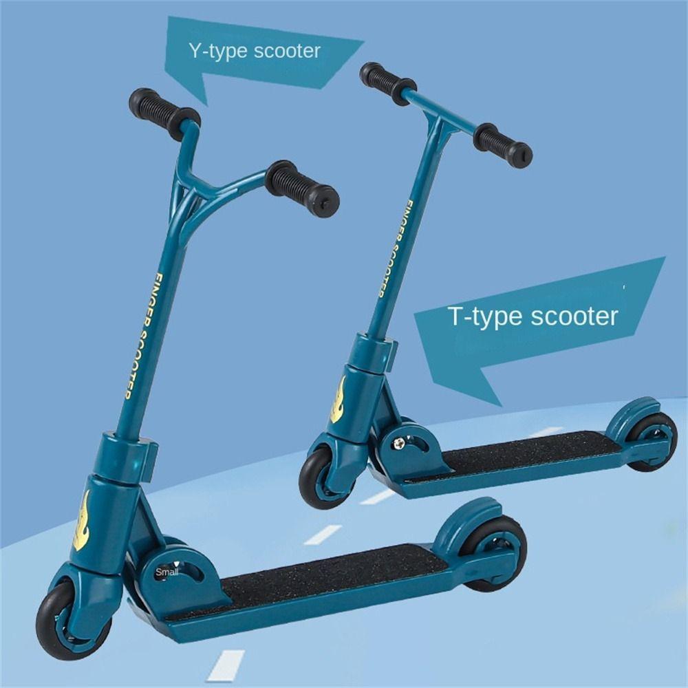 Foldable Finger Scooter Simulation Finger Skateboards Sports Toy Mini Scooter  Children Toy