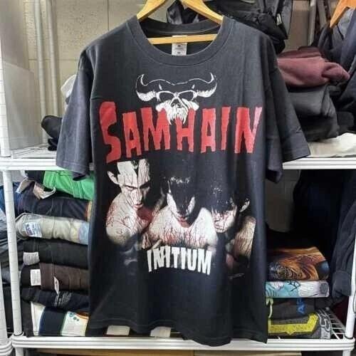 Remake Samhain Initium Band Black Short Sleeve Unisex Tshirt Reprint S5XL Unisex T-Shirt