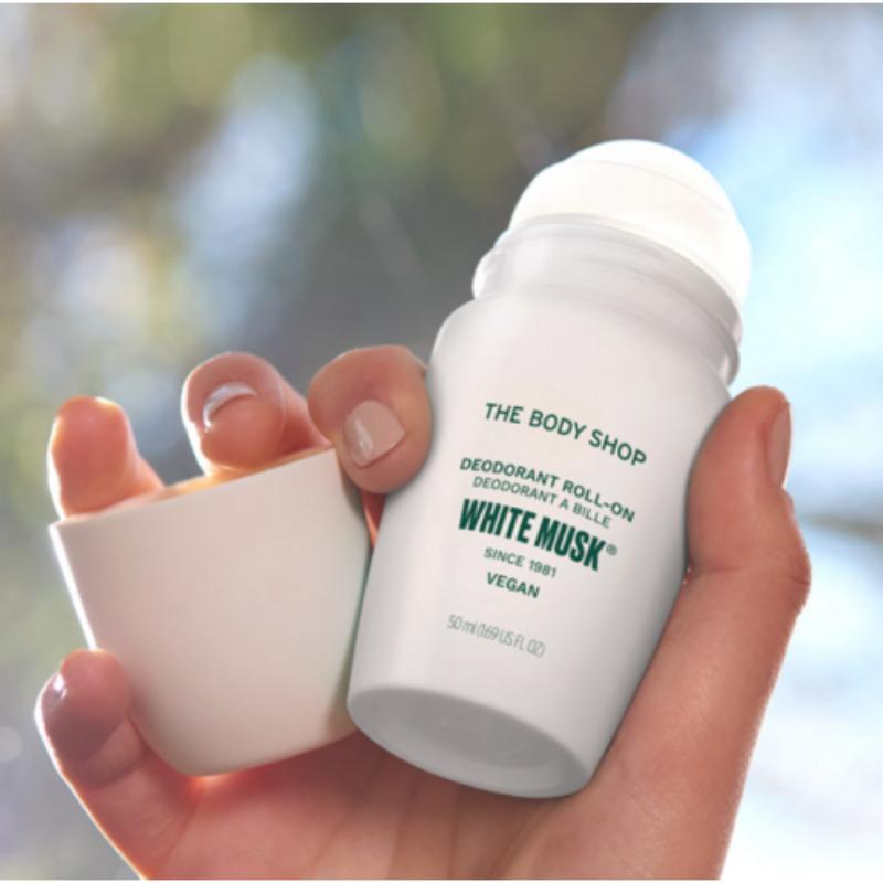 The Body Shop Дезодорант White Musk Roll-On 50 мл (вегетарианский)
