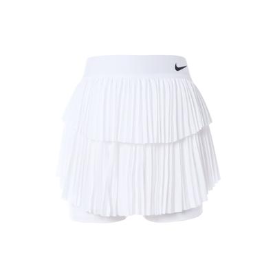 Court Dri-FIT Slam Solid плиссированная теннисная удобная спортивная юбка женские юбки белые DA4727-100