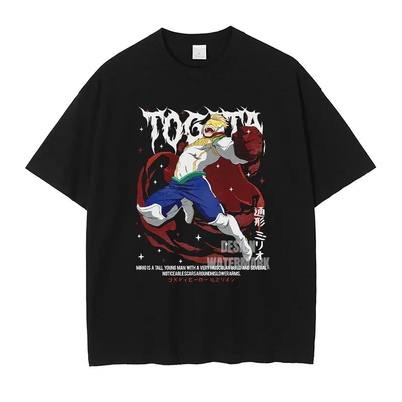 My Hero Academia Anime Tshirt Ochaco Uraraka Graphic T Shirt Vintage Washed Oversized Tshirts Unisex Unisex Short Sleeve Tees