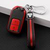 Чехол-держатель-защита из ТПУ и кожи для Honda Crv Cr-V Fit Civic Accord Hr-V Hrv City Odyssey Xr-V Чехол для брелока автомобиля