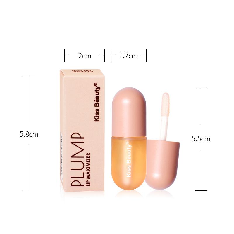 KISS BEAUTY Capsule Capsule Lip Glum Holly Увлажняющее и подвижное средство для губ