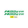 Motorcycle Glowing Stickers Vinyl Decals for Kawasaki GTR1400 GTR 1400 1400GTR 2007-2017 2016 2015 2014 2013 2012 Accessories