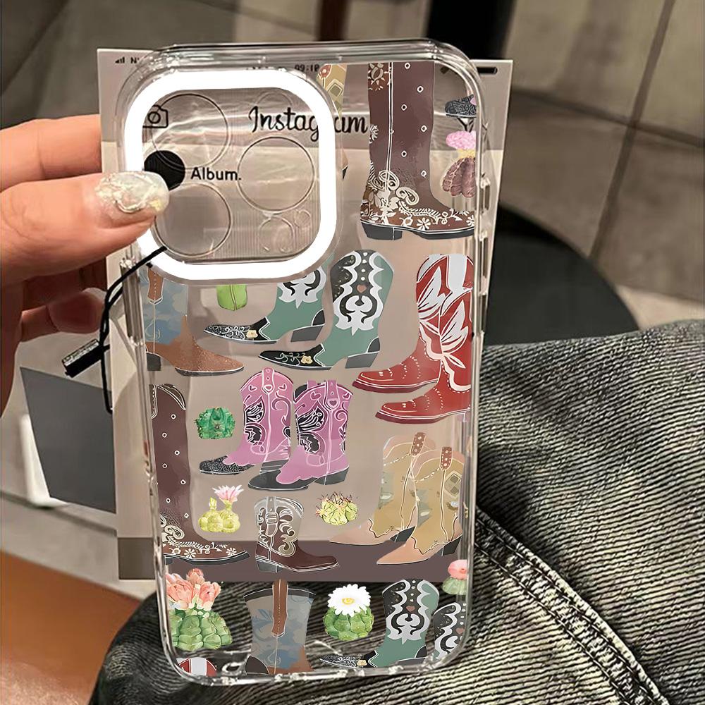 Чехол для телефона в стиле западных ковбойских сапог для Samsung Galaxy S26 S23 S24 S22 S25 Ultra Plus Чехол для Galaxy S25+ S24+ S23+ S26+ S22+