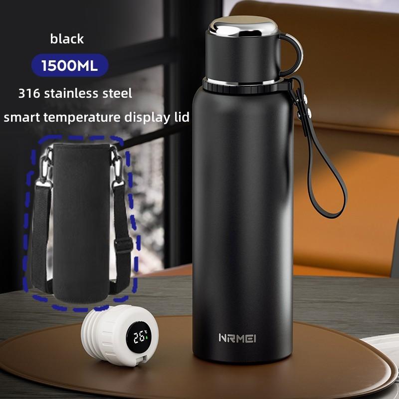 2L Термос из нержавеющей стали для горячего кофе Вакуумная термобутылка для воды Изолированная чашка Термосы с двойными стенками для путешествий