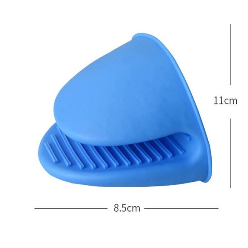 1 шт. утолщенные силиконовые прихватки для духовки, перчатки для микроволновой печи, изоляция, антипригарное покрытие, противоскользящие ручки, зажимы для мисок и кастрюль, кухонные гаджеты