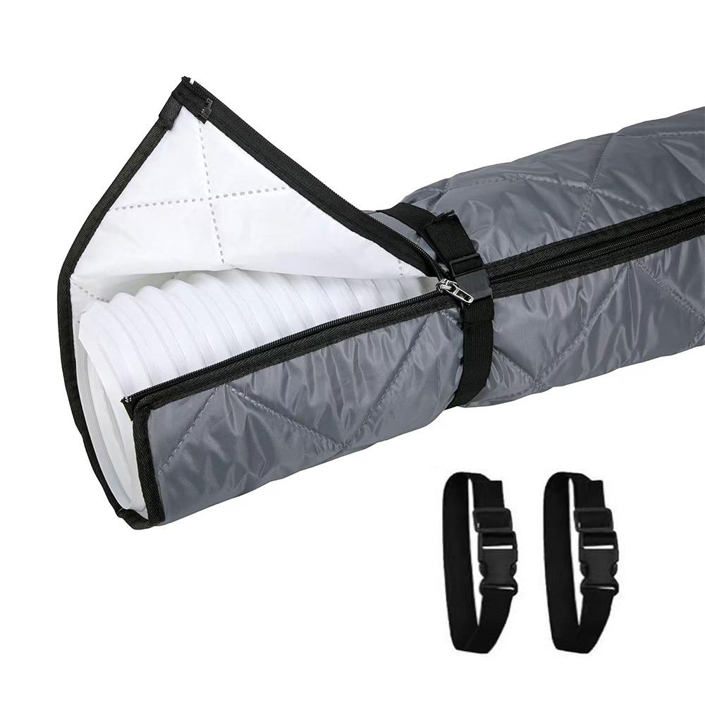 Adjustable Straps Portable AC Hose Sleeve Waterproof Exhaust Hose Wrap Household