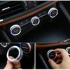 Автомобильная центральная ручка кондиционера, кнопка, кольцо, крышка переменного тока, украшение для Alfa Romeo Stelvio Giulia