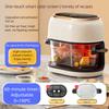 Аэрофритюрница 4 л, 1350 Вт, Компактная аэрогриль, Корзина с антипригарным покрытием, Цифровой сенсорный экран, Электрическая аэрофритюрница без масла для здорового приготовления