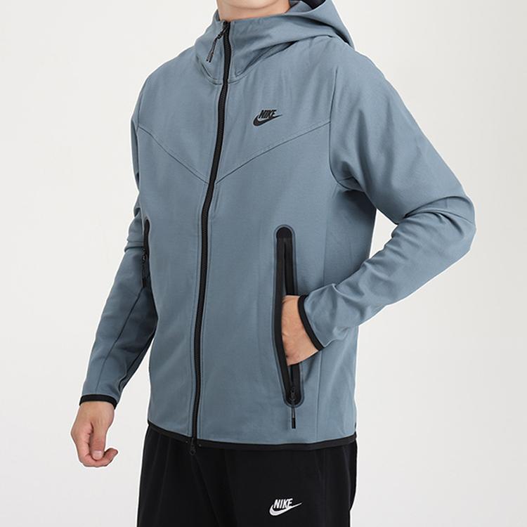 Nike Спортивная куртка на молнии с капюшоном Индиго CU4480-031