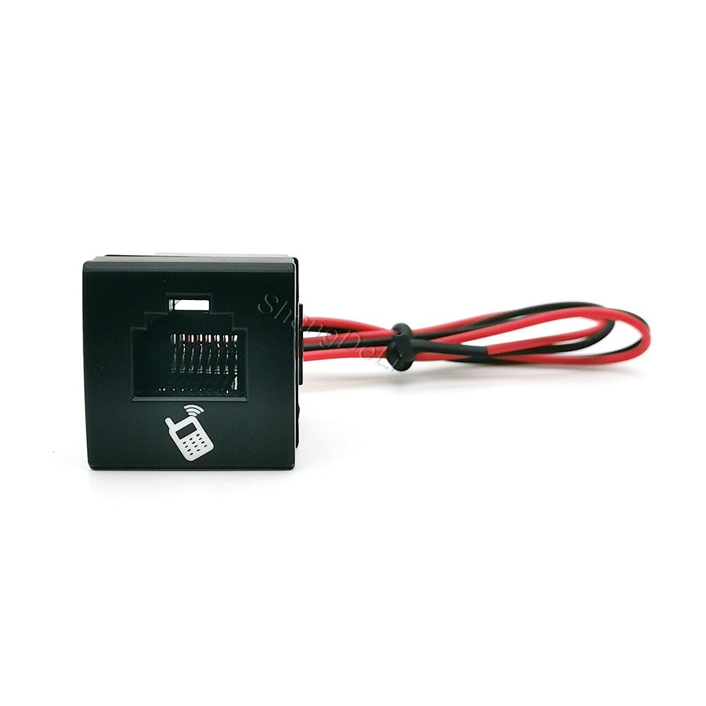 6/8-core Paired Cable Modified Car Radio Hand Microphone Radio Socket Suitable for Toyota LC300 Land Cruiser