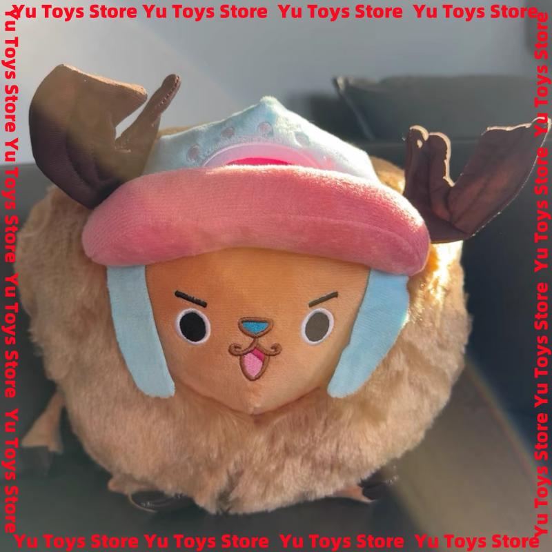 35cm Chopper Plush Toy Cute Round Hand Pocket Pillow Reindeer Stuffed Plushie Soft Kawaii Hugging Cushion Gift