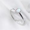 925 Sterling Silver Zircon Bead Charm Finger Ring For Women Girls Retro Party Jewelry Accessories Anillos Jz017