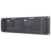 D71 PLUS Двойной 7-дюймовый 3RU вещательный стоечный дисплей IPS 1920x1200 Full HD сенсорный экран 3G SDI 4K