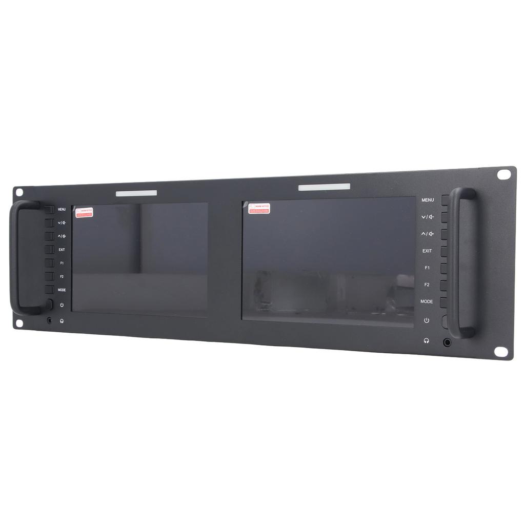 D71 PLUS Двойной 7-дюймовый 3RU вещательный стоечный дисплей IPS 1920x1200 Full HD сенсорный экран 3G SDI 4K