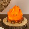 Ночник Без Открытого Пламени Мягкое Теплое Желтое Пламя Безопасный Свет Пламя Форма Животного