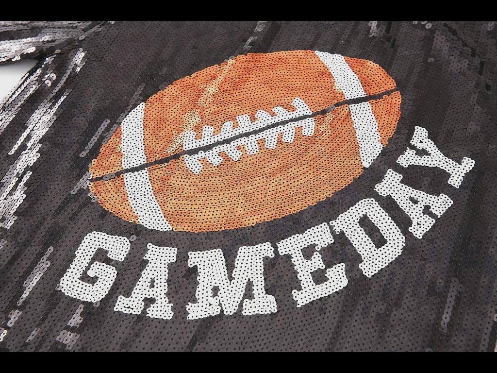 Расшитые пайетками женские рубашки и форма для регби и черлидинга