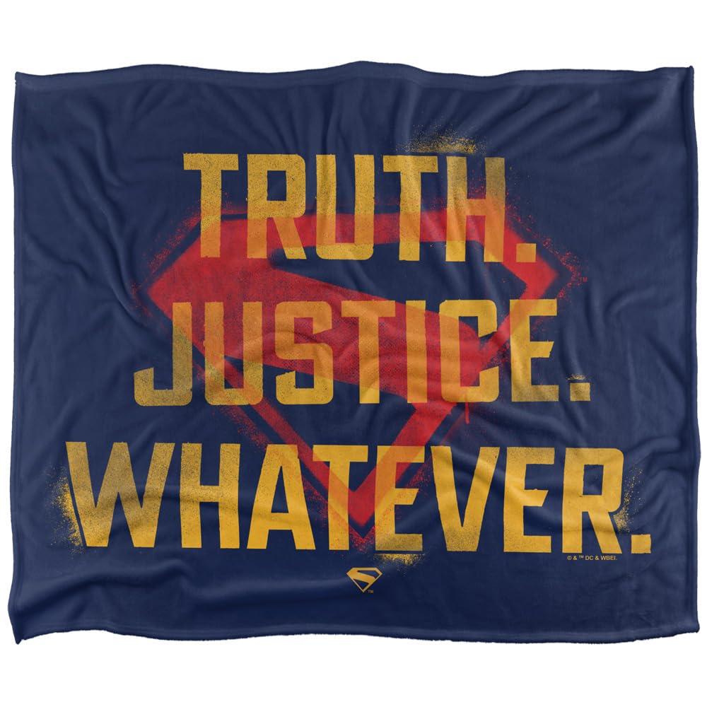 Supergirl Truth, Justice, Whatever Blanket