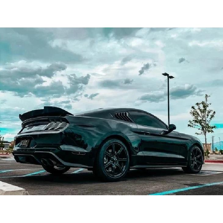 Rear Quarter Window Louvers For Ford Mustang 2015- Scoops Spoiler Car Tunning Panel Side Air Vent Cover Windshield