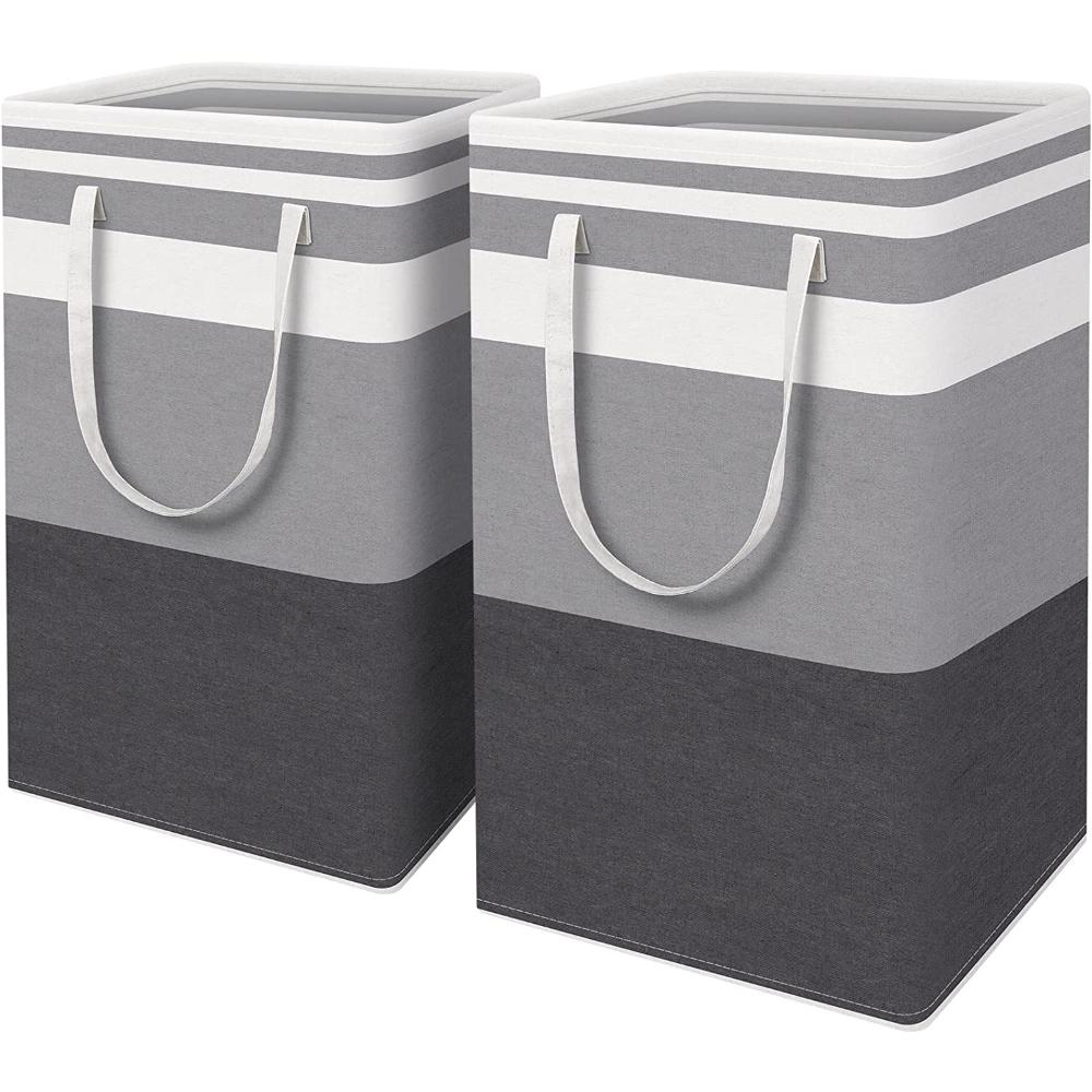 Большая корзина для белья из 1 предмета, водонепроницаемая, отдельно стоящая корзина для белья, складная высокая корзина для одежды с удлиненной ручкой, подходит