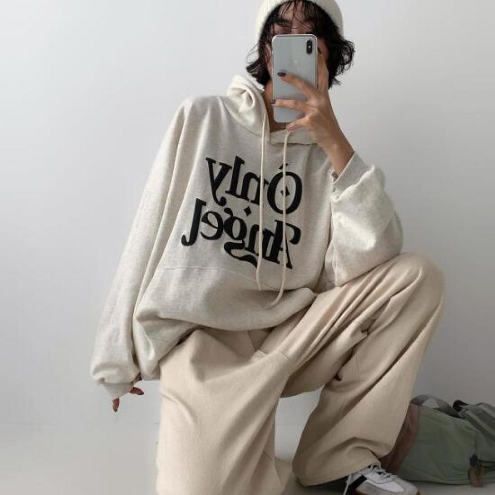 New Arrivals Open Run Boyfriend Fit Hooded Sweatshirt Spring