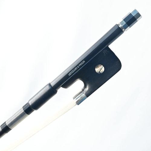 ARTIGIANO&VIOLIN Carbon Fiber Double Bass Bow, French Style, White Hair, AW-105W