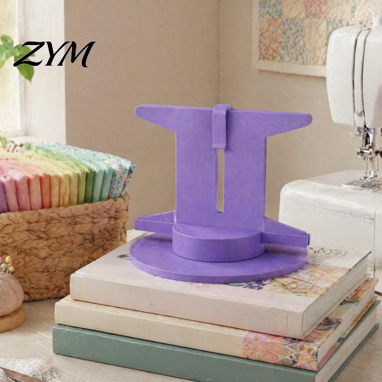 Sewing Accessory 3D Printed Quilt Binding Holder, Tangle-Free Fabric Ribbon Dispenser, Hemming Strip Dispenser Spool System with Base & Spinner,