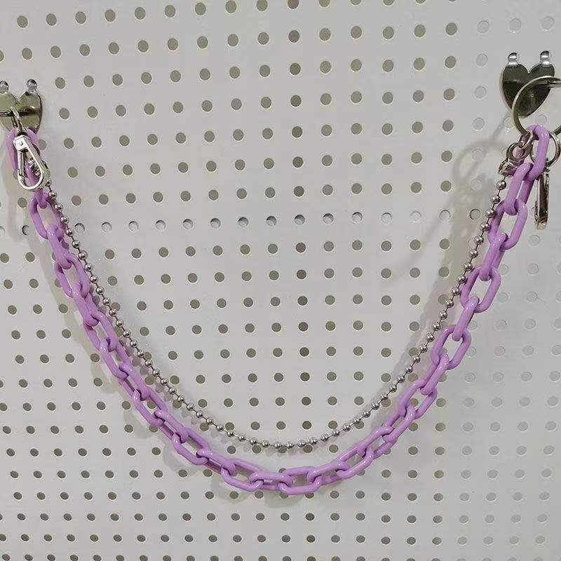 Pants Chain Removable Resin Chain Fluorescent Pants Ins Trendy Brand Hip-hop Decorative Chain Hanging Chain