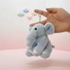Soft Elephant Keyring Cute Cartoon Animal Bag Pendant Trinket Plush Stuffed Keychain  Kids