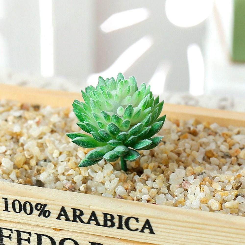 2 шт. Сделай сам Искусственные Суккуленты Мини Имитация Цветочных Растений Сад