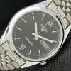 REFURBISHED VINTAGE SEIKO 5 AUTO 7009A JAPAN MENS D/D BLACK WATCH 605-a314195-2 SKU605-a314195