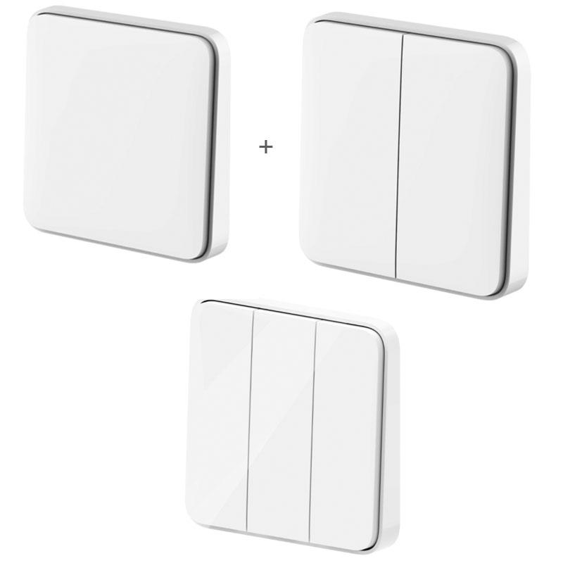 Умный настенный выключатель Xiaomi Mijia Версия с фазным проводом Wi-Fi Выключатель настенного освещения Обновление OTA Умная интеграция Работает с приложением Mihome