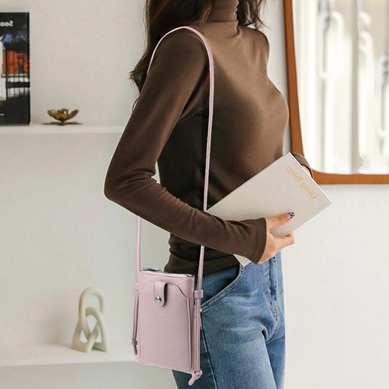 Yogodlns Маленькая сумка через плечо для женщин, кошелек для мобильного телефона, держатель для карт, кошелек, женская мода, сумки из искусственной кожи