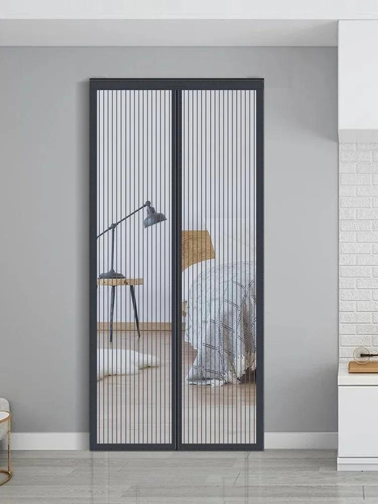 Магнитная москитная сетка Дверь Оконные шторы 80/90/100 см Автоматически закрывающиеся шторы Жалюзи Экран Домашний текстиль Сад