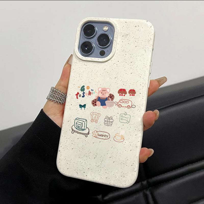 Mobile Phone Cases for iPhone 11 13 XR 15 Pro Max 12 14 Pro Max Case iPhone 16 7 Plus 8 Plus XS Max Degradable and Environmentally Friendly