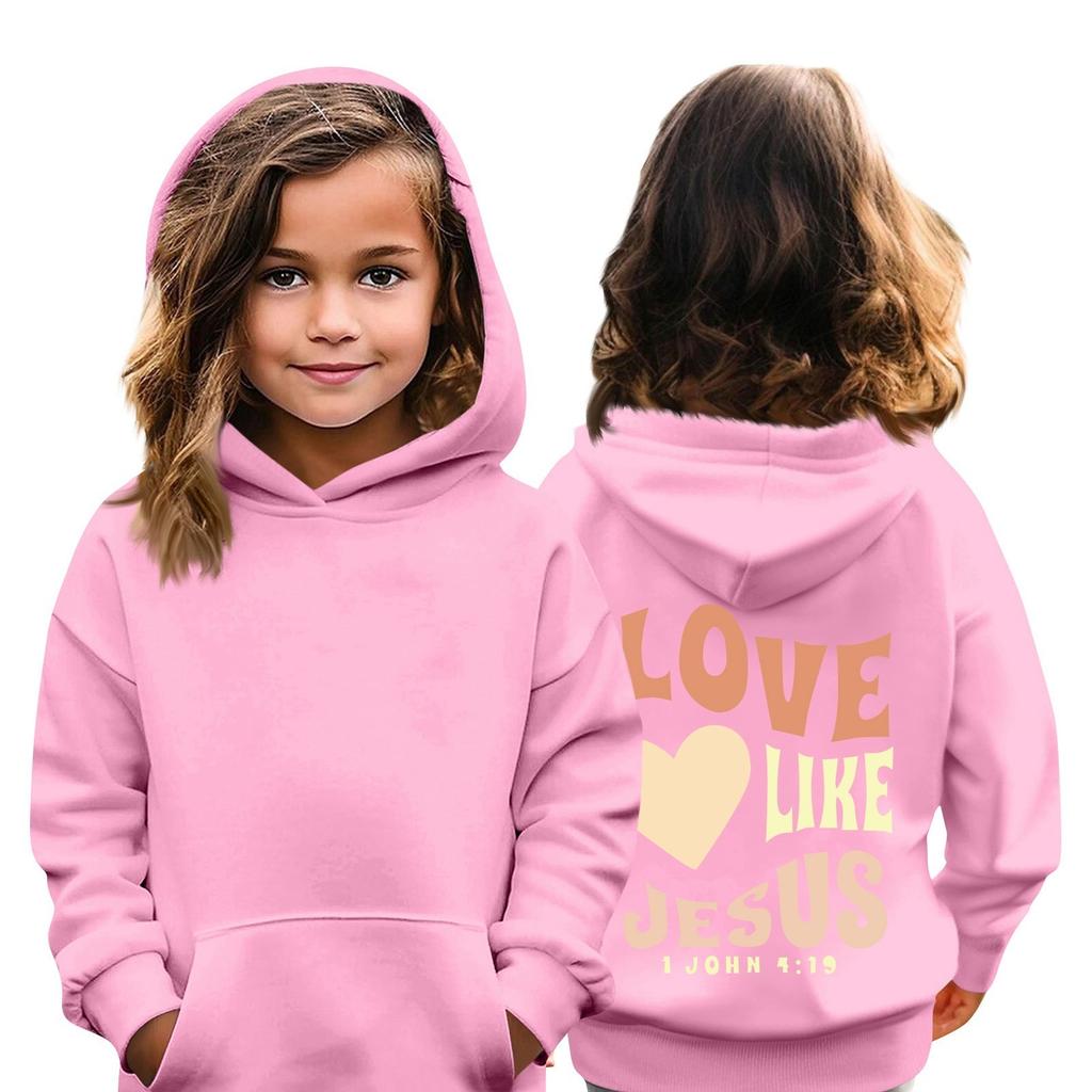 Детская толстовка с капюшоном для мальчиков и девочек, модная принтованная толстовка с длинными рукавами и карманом