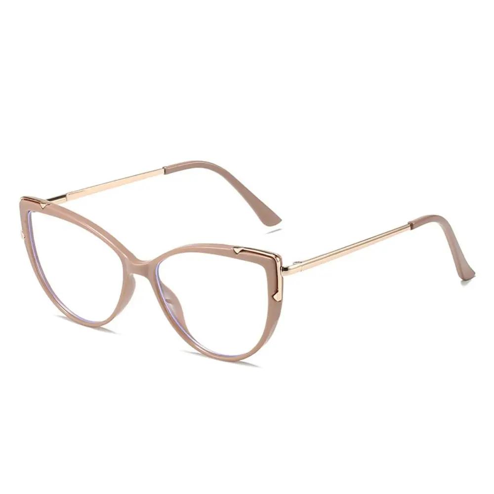 Vintage Cat Eye Anti-blue Ophthalmic Glasses for Women's Glasses Frame TR90 Computer Eyeglasses Female Perspective Glasses