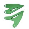 HRuizq Защитная накладка на пятку подножки Защита подножек для Kawasaki Ninja 400 Z400 (2018-2023 гг.), Ниндзя 250 Z250 (2019-2023), Z e-1 Ниндзя e-1 (2024), Ниндзя