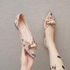 Fashion Retro Pearl Pointed Toe Women's Flat Shoes Comfortable and Elegant Korean Style High Quality Fashion Y2k Summer Ladies Footwear