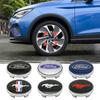 For Ford Mondeo Focus 2 3 4 Mustang Fiesta ecosport Kuga 4Pc 56mm 60mm Car Styling Wheel Center Cap Hub Covers Badge Accessories