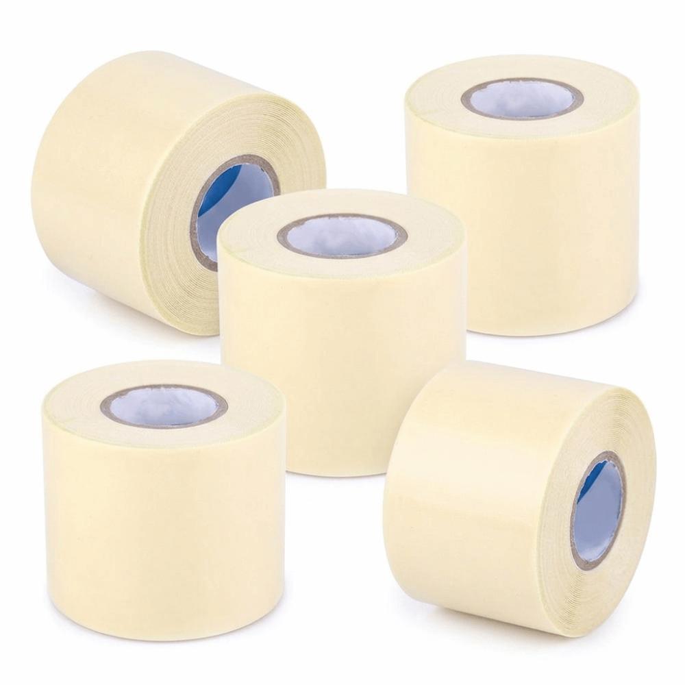 5pcs PVC Material Pipe Insulation Tape 6cm/2.4in Width AC Wrapping Tape For Outside Machine