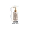 European Irregular Ceramic Lotion Bottle Bathroom Accessories Gold Press Head Hand Sanitizer Portable Dispensing Soap Dispenser
