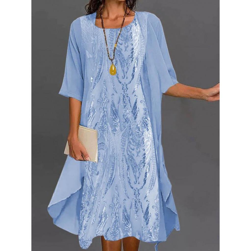 2025 New Fashion Trend Dresses Spring Summer Printed Waist Dresses Fashion Women's