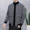 Осень и зима для мужчин среднего возраста и молодежи повседневная уличная мода шерстяная куртка куртка верхняя часть теплое пальто