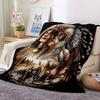 Native Spirit Flannel Blanket Throw Blanket Soft Warm Sofa Bed Camping Car home Decor Unique Christmas Gift C930365