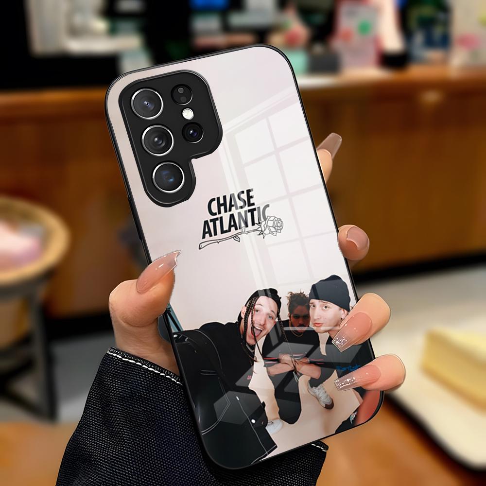 Чехол для телефона C-Chase Atlantic Music для Samsung A25 A13 A33 5G A54 A36 A35 A56 A52 A14 Ударопрочный стеклянный чехол