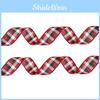 Праздничная шотландская клетчатая рождественская лента 2 м ткань для стильного праздничного декора